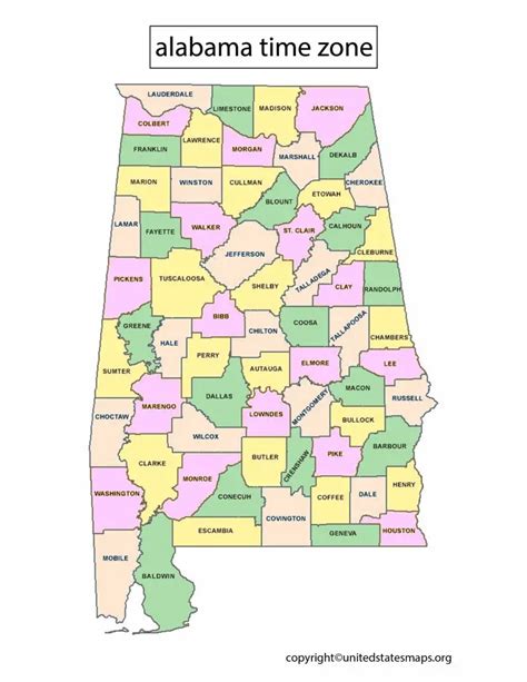 what timezone is alabama in